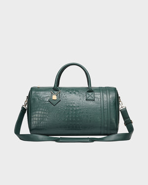 Classic Weekender Duffle Bag in Emerald Green