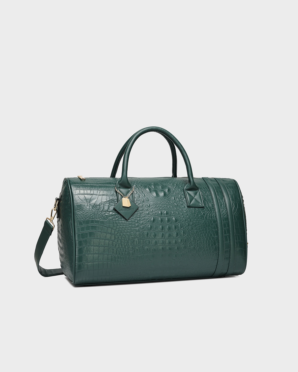 Classic Weekender Travel Set in Emerald Green