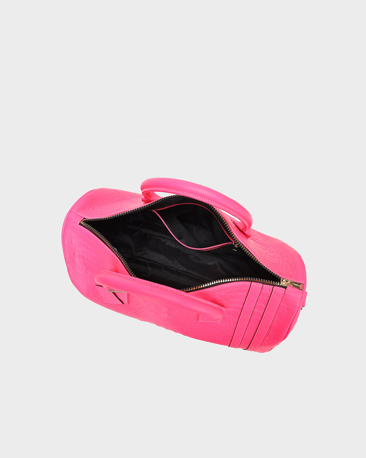 Classic Weekender Duffle Bag in Neon Pink