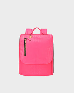 Classic Weekender Backpack in Neon Pink