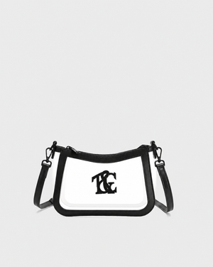 Clearview Shoulder Bag in Clear & Black