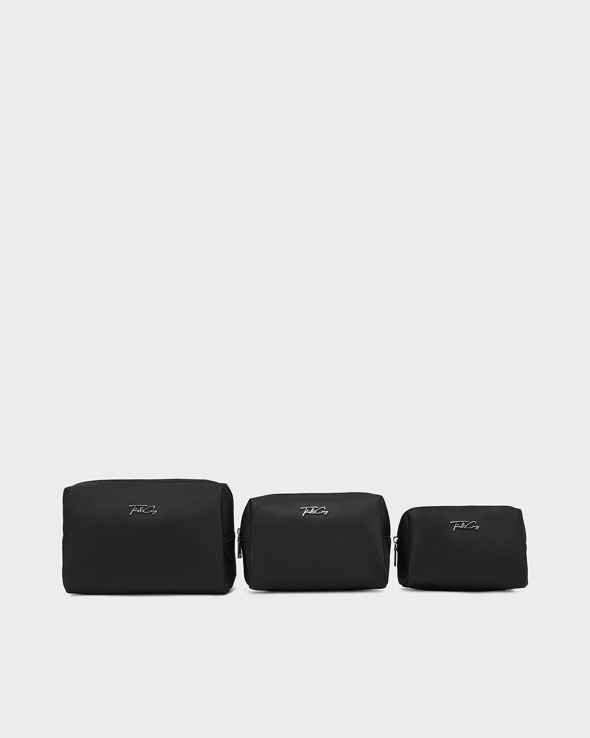Cloud Toiletry Bag Set in Onyx Black