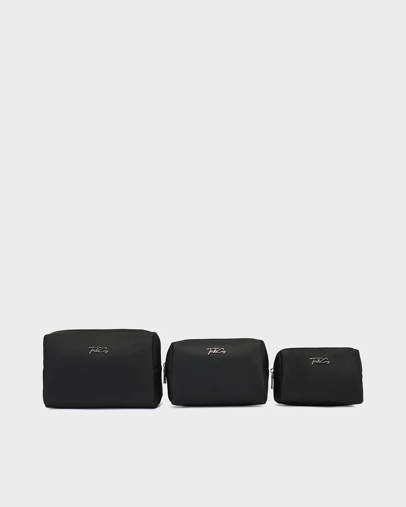 Cloud Toiletry Bag Set in Onyx Black