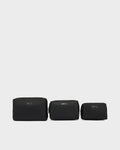 Cloud Toiletry Bag Set in Onyx Black