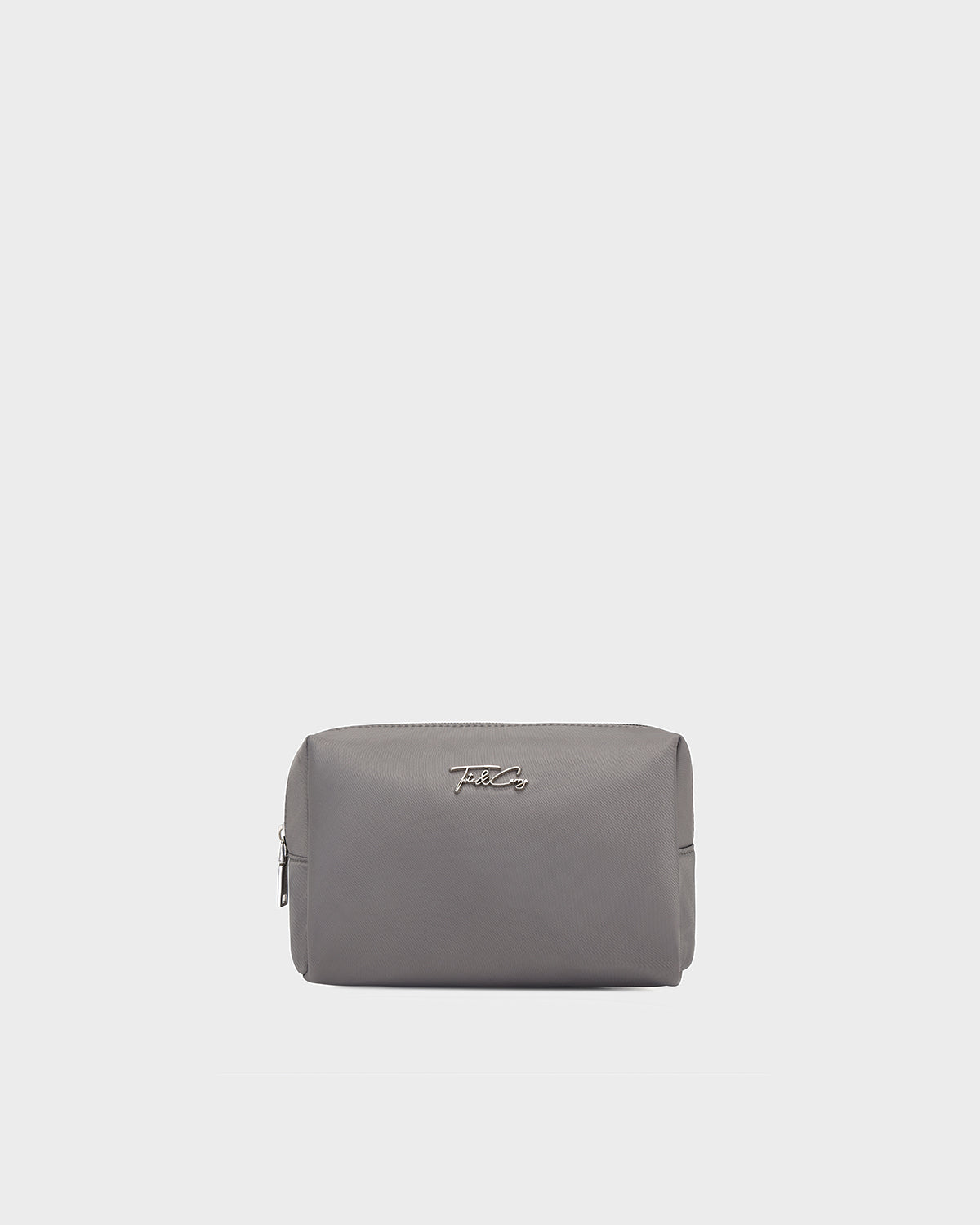 Cloud Toiletry Bag Set in Platinum Silver
