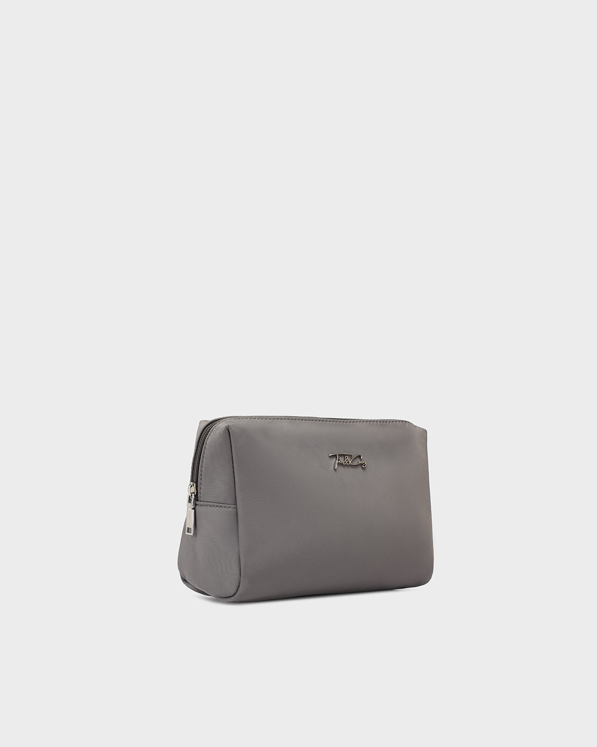 Cloud Toiletry Bag Set in Platinum Silver