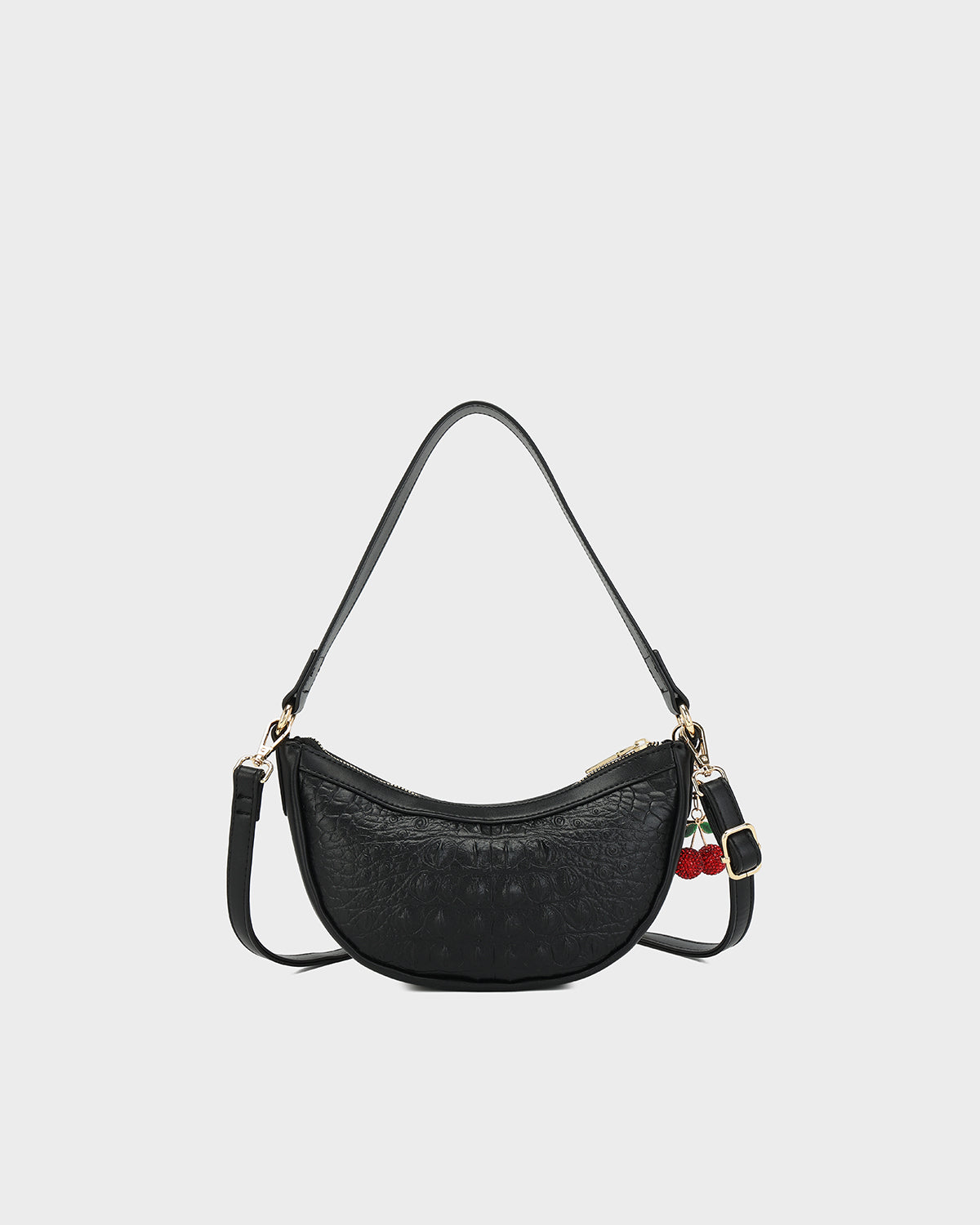 Cutie Shoulder Purse in Black