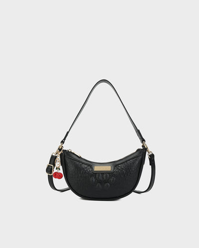 Cutie Shoulder Purse in Black