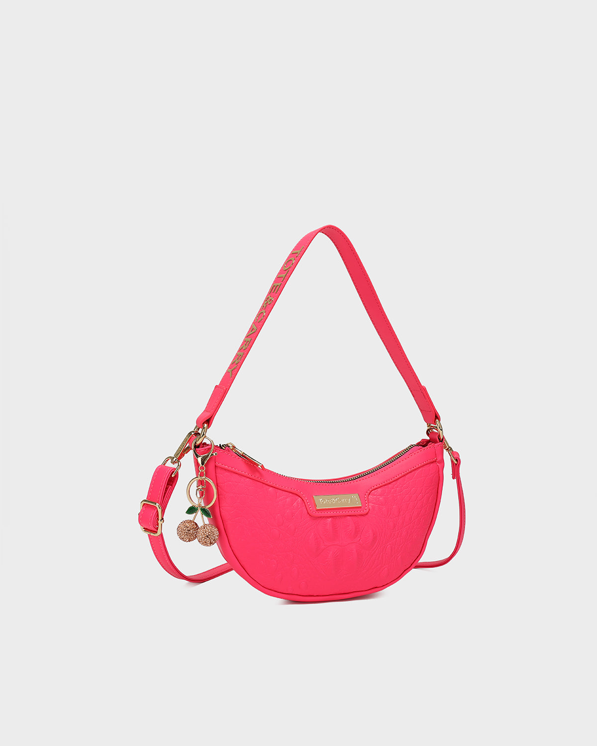 Cutie Shoulder Purse in Neon Pink