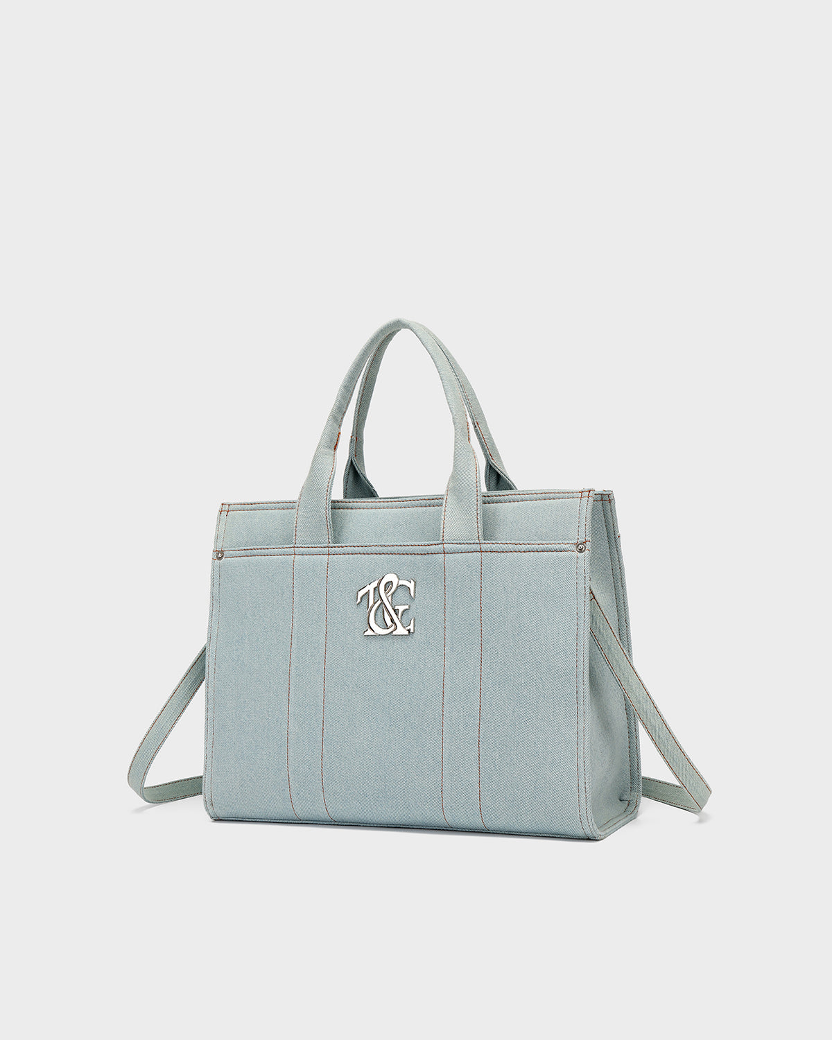 Denim City Tote in light Blue