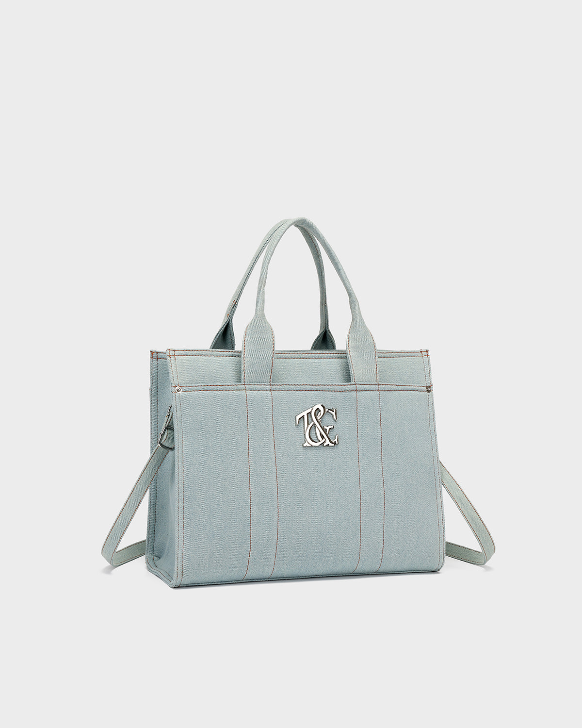 Denim City Tote in light Blue