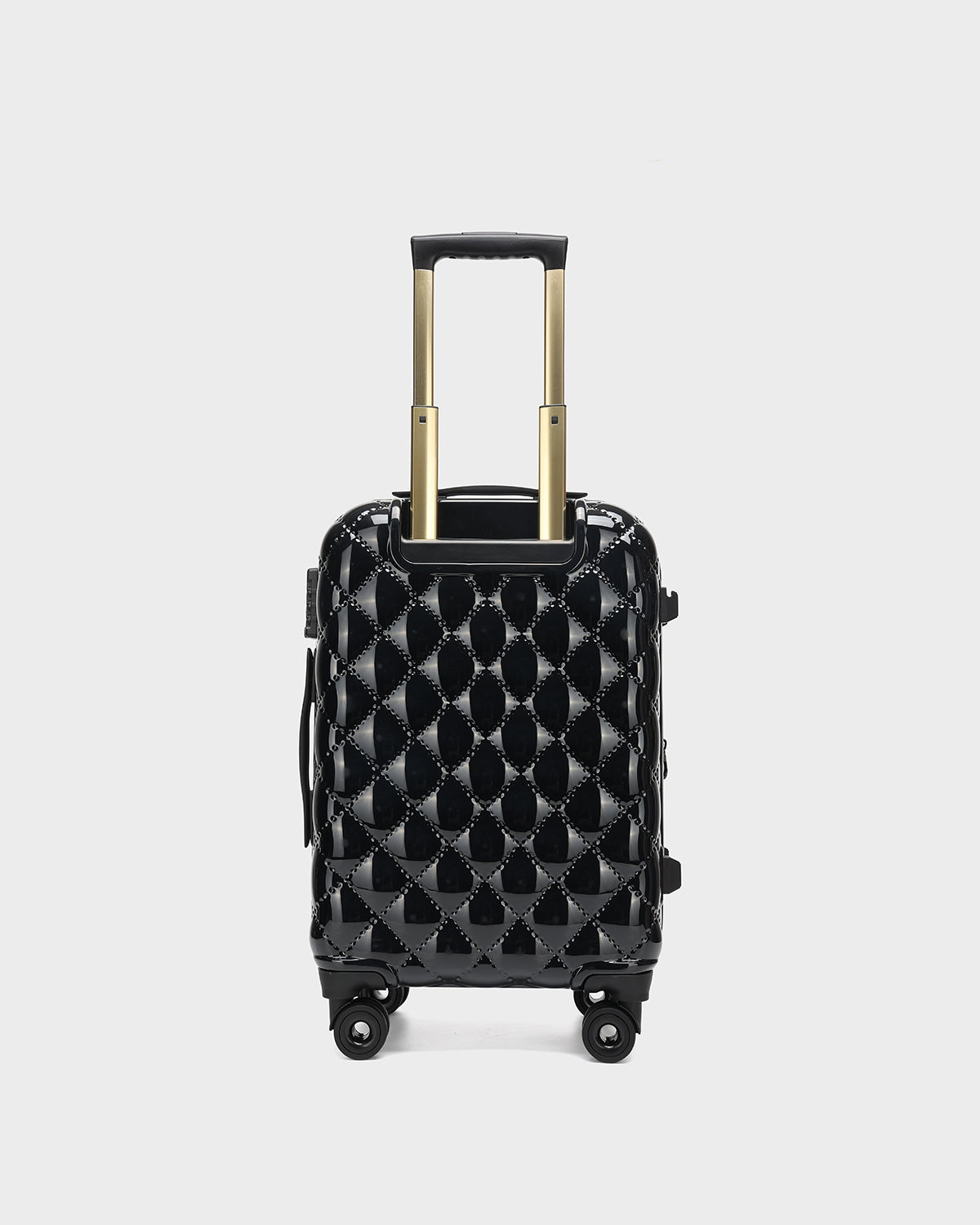 Diamond 3-Piece Luggage Set in Black
