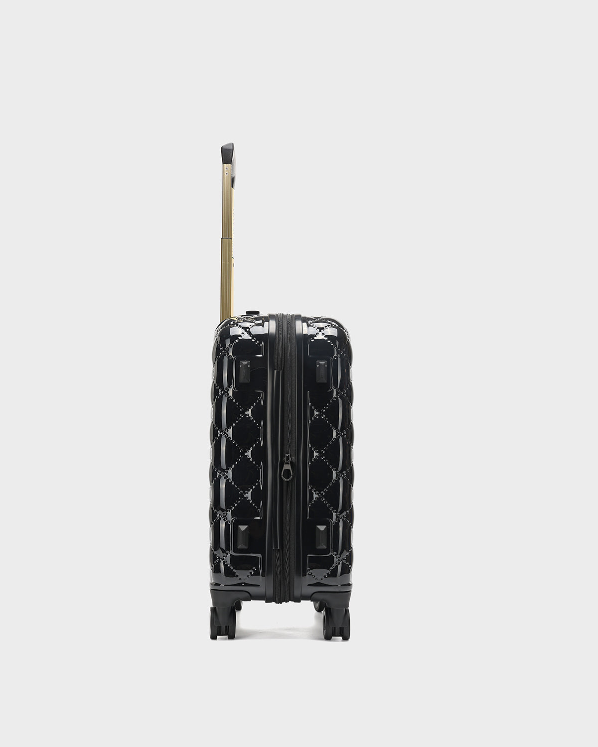 Diamond 3-Piece Luggage Set in Black