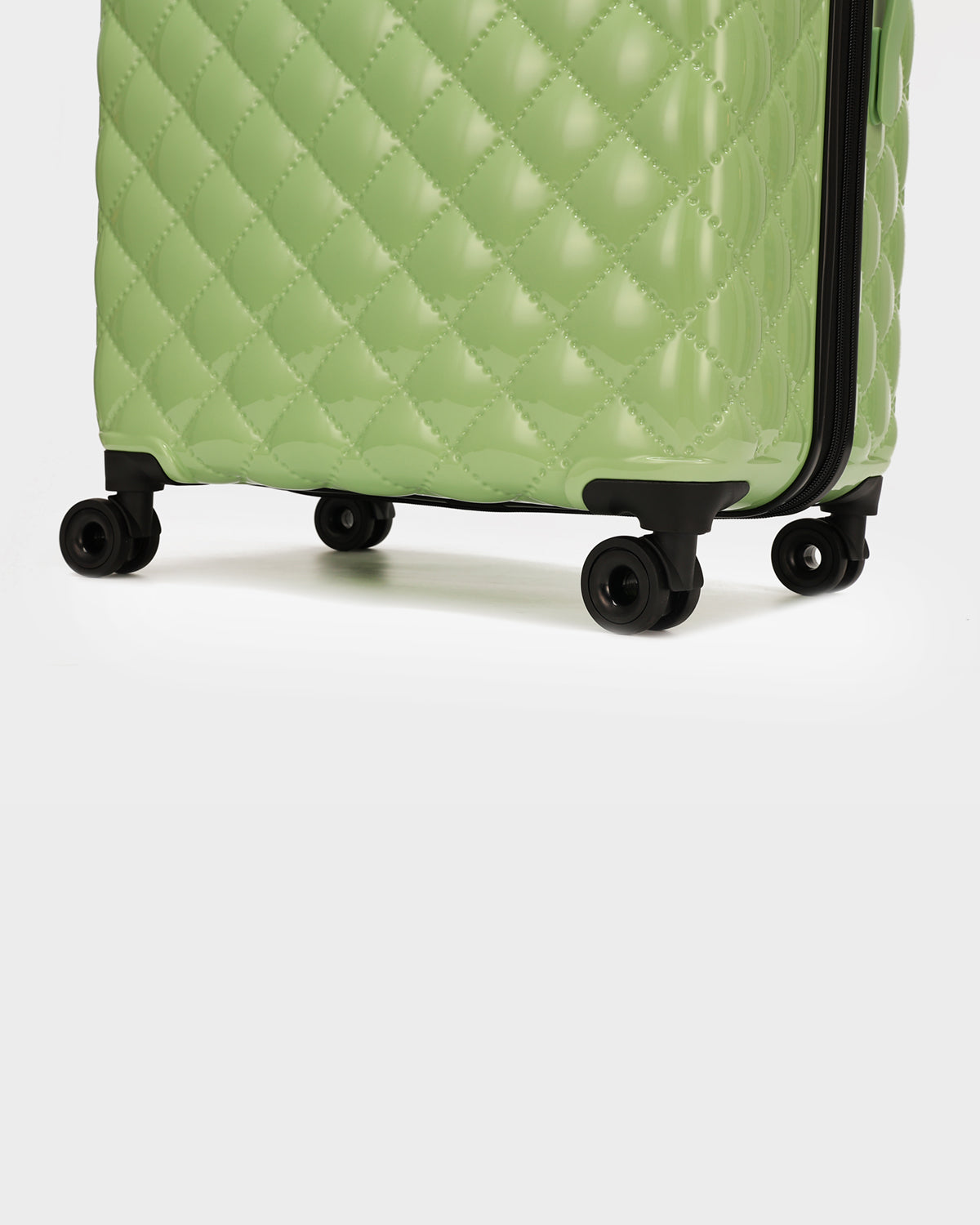 Diamond 3-Piece Luggage Set in Crystal Green – Tote&Carry