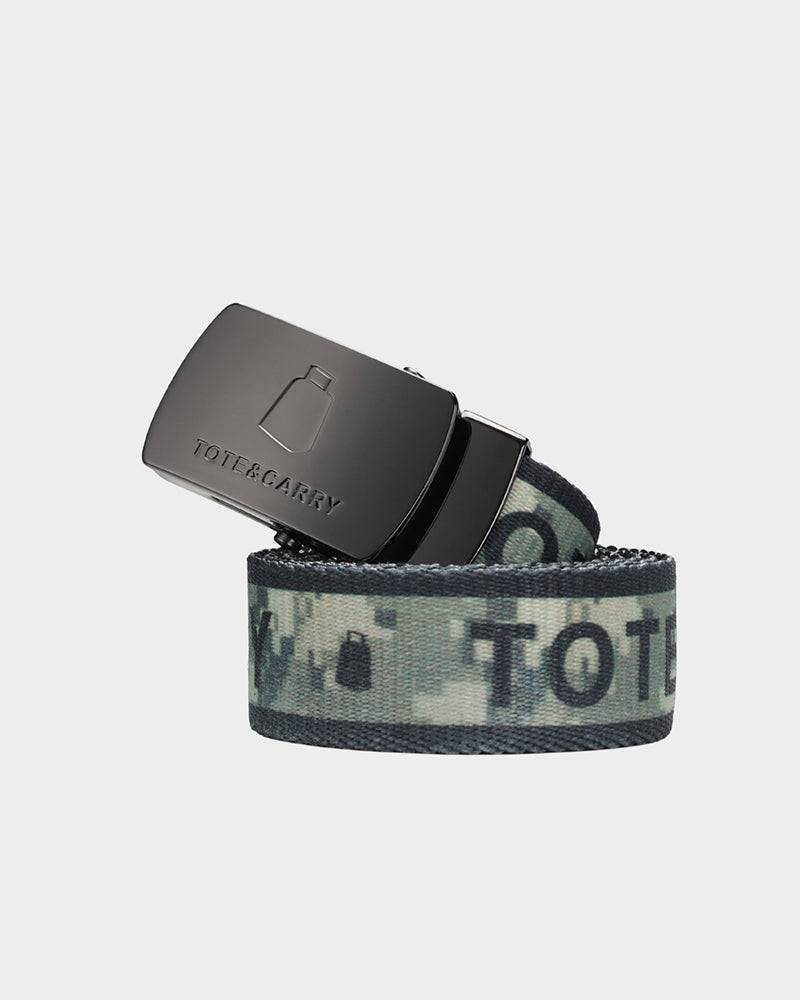 Digital Camouflage Belt in Grey