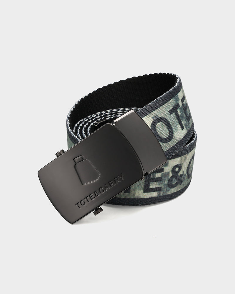 Digital Camouflage Belt in Grey