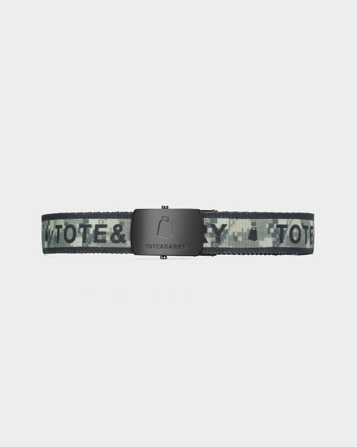 Digital Camouflage Belt in Grey