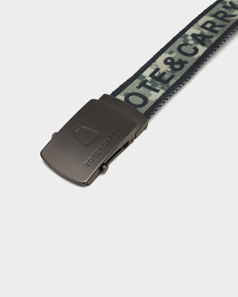 Digital Camouflage Belt in Grey
