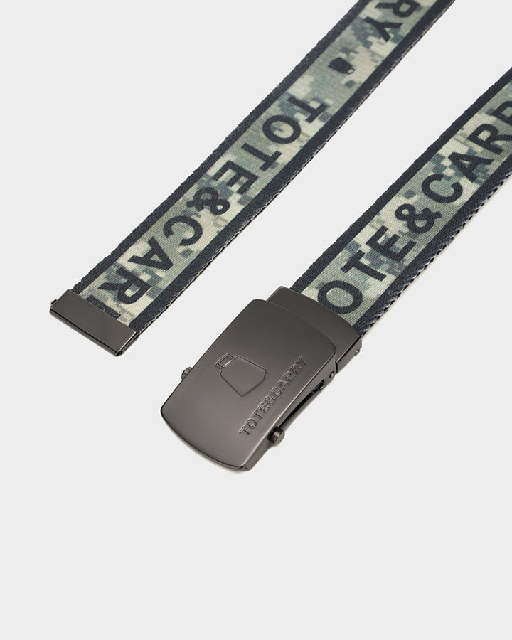 Digital Camouflage Belt in Grey