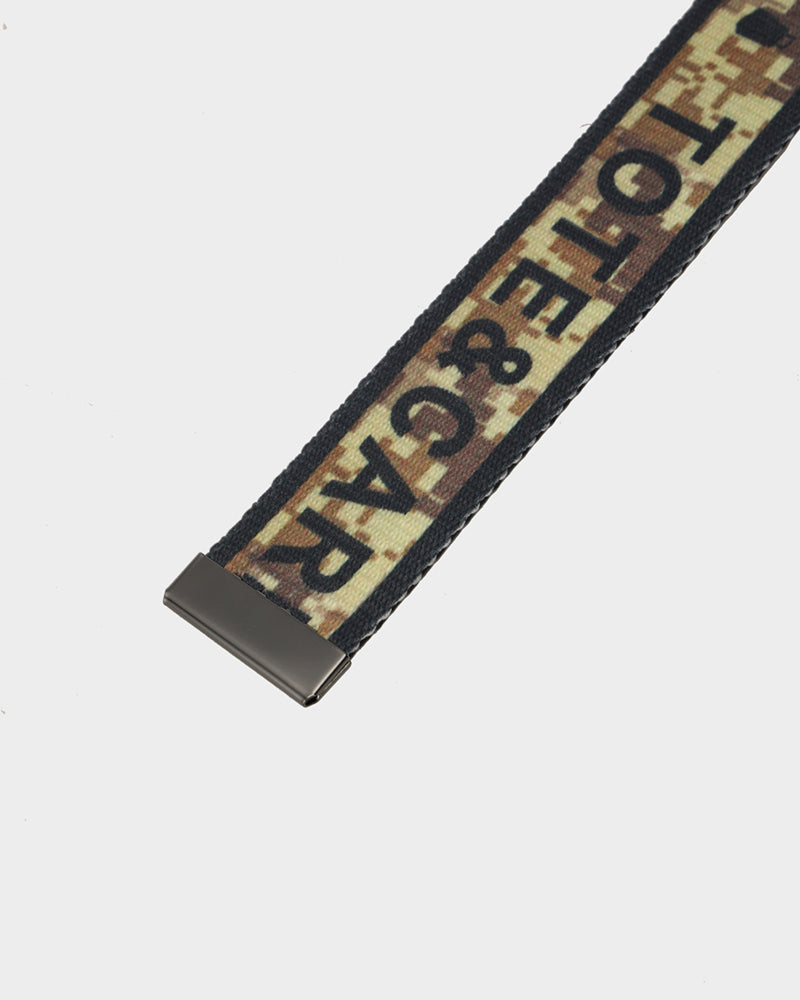 Digital Camouflage Belt in Tangerine