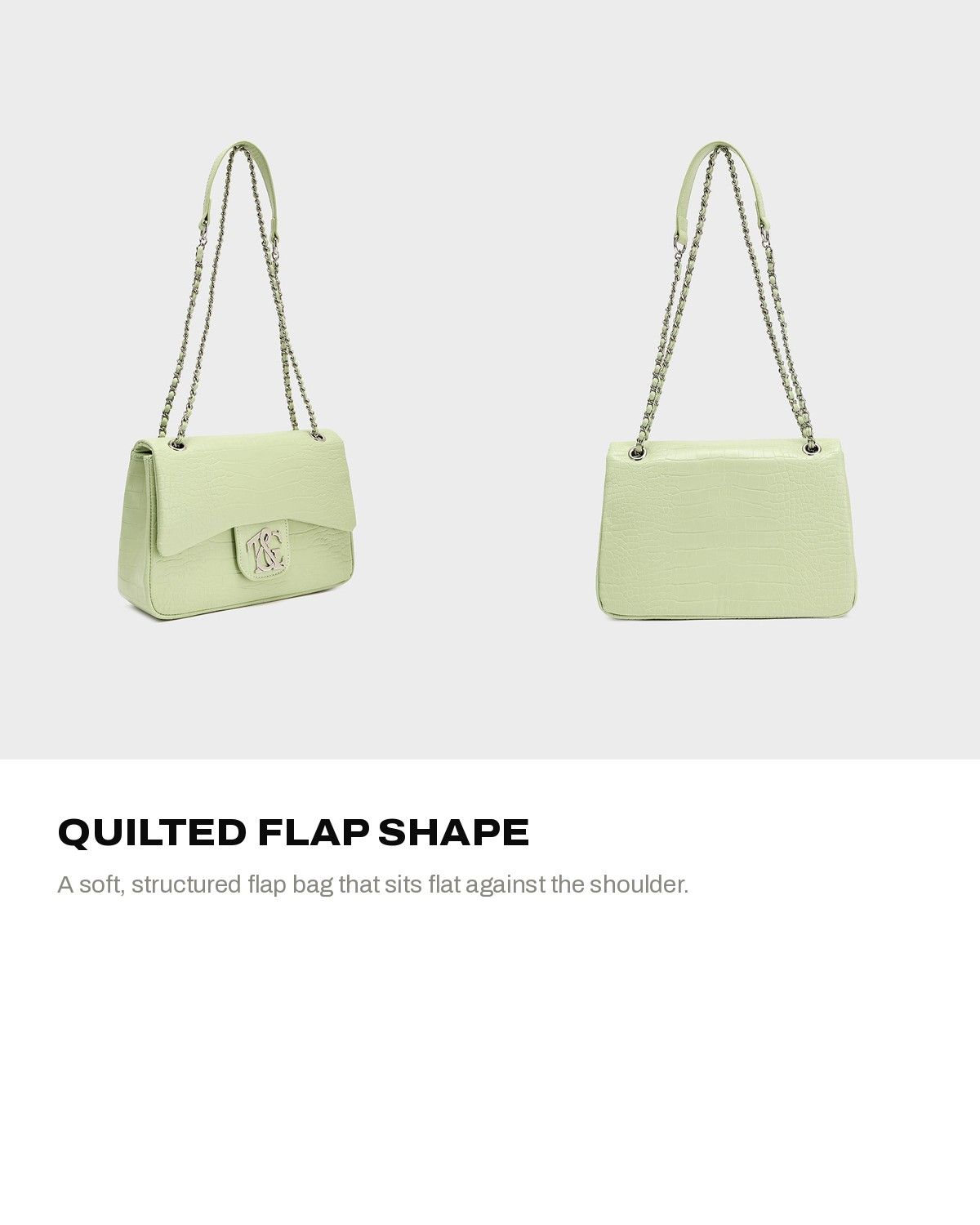 Rally Shoulder Bag in Matcha — A+ 4