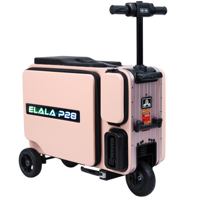 Elala P28 - The Rideable Checked Suitcase Built for Two