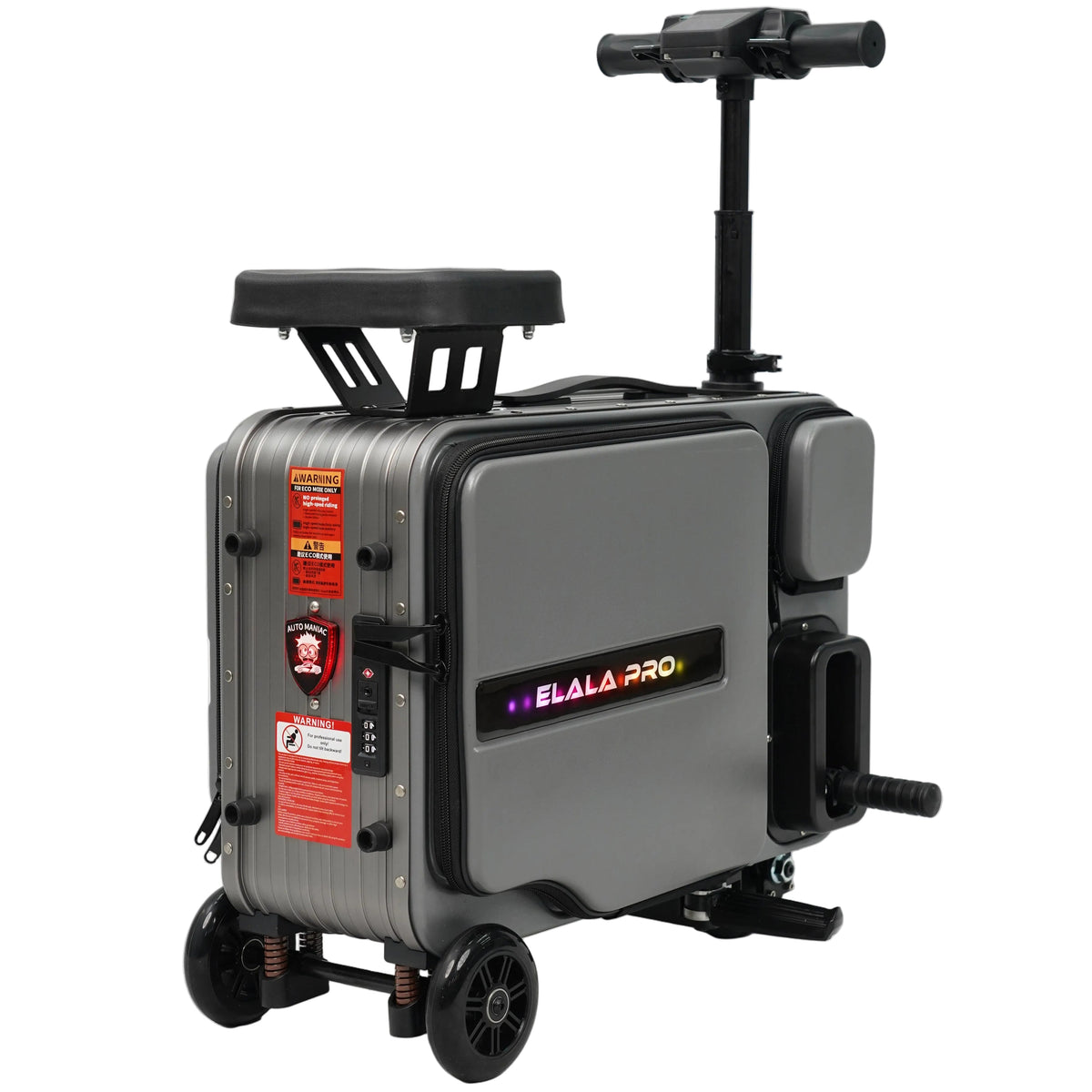 Elala Pro - The Dual Suspension Rideable Carry-On