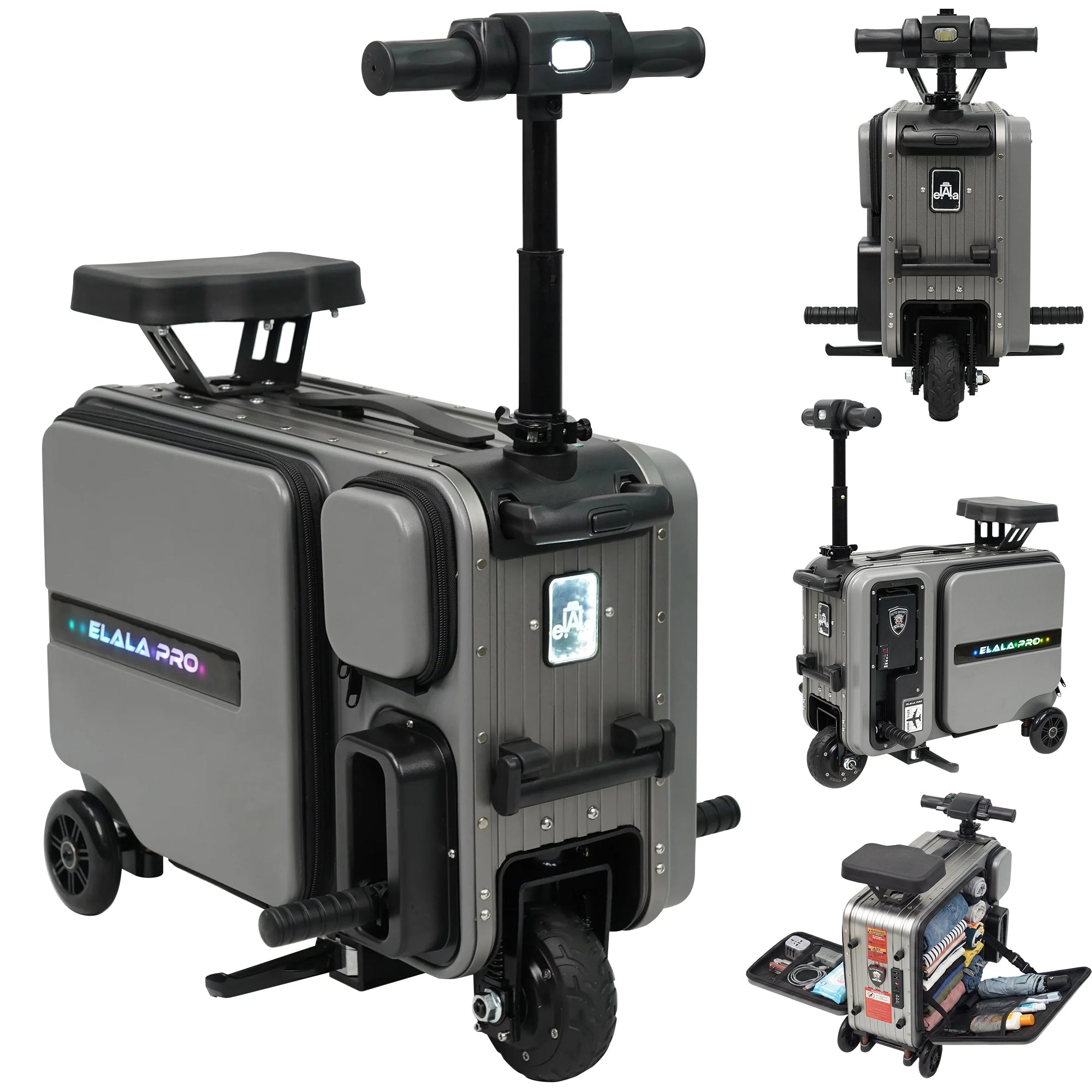 Elala Pro - The Dual Suspension Rideable Carry-On – Tote&Carry