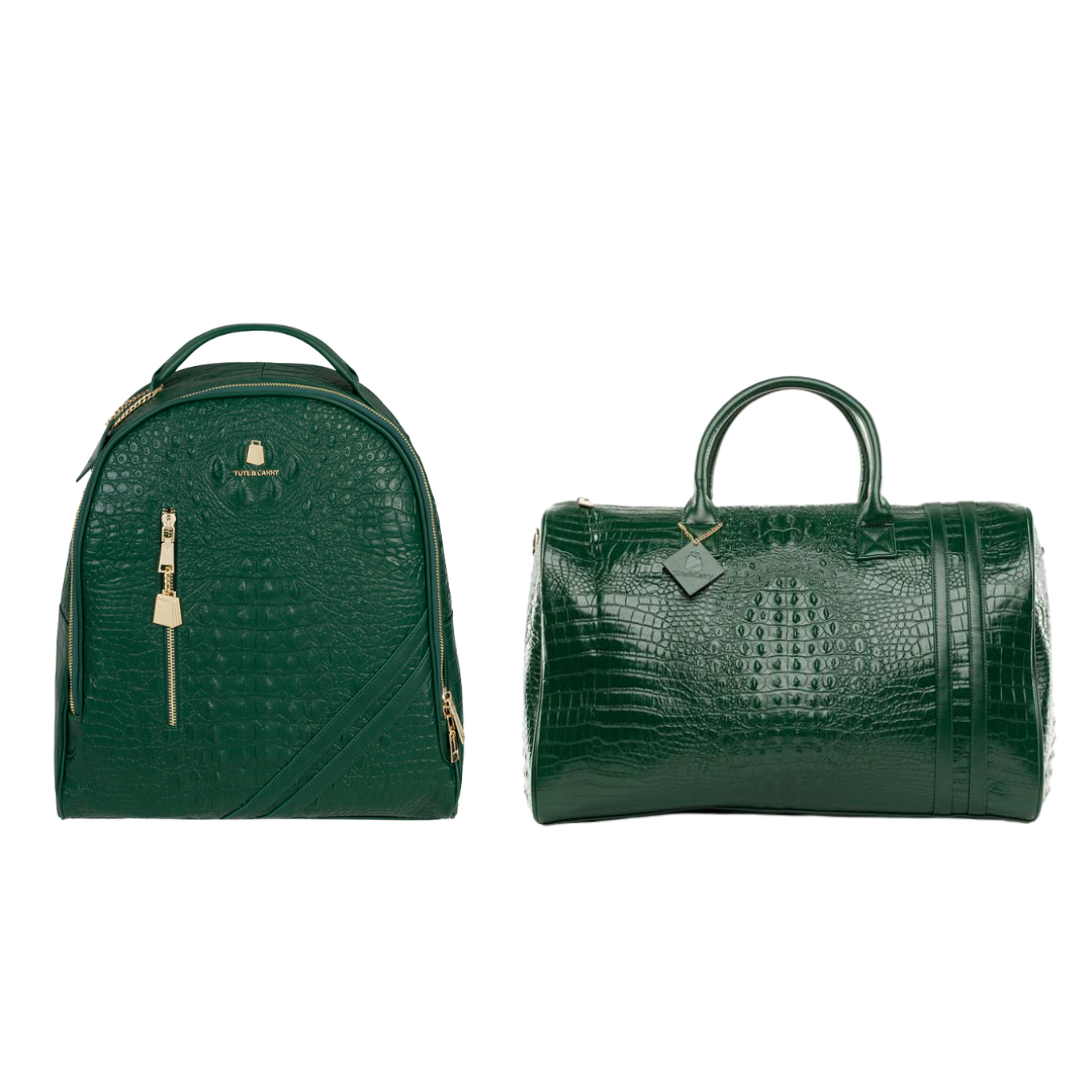 Emerald Green Apollo 2 BFF Travel Set Tote Carry