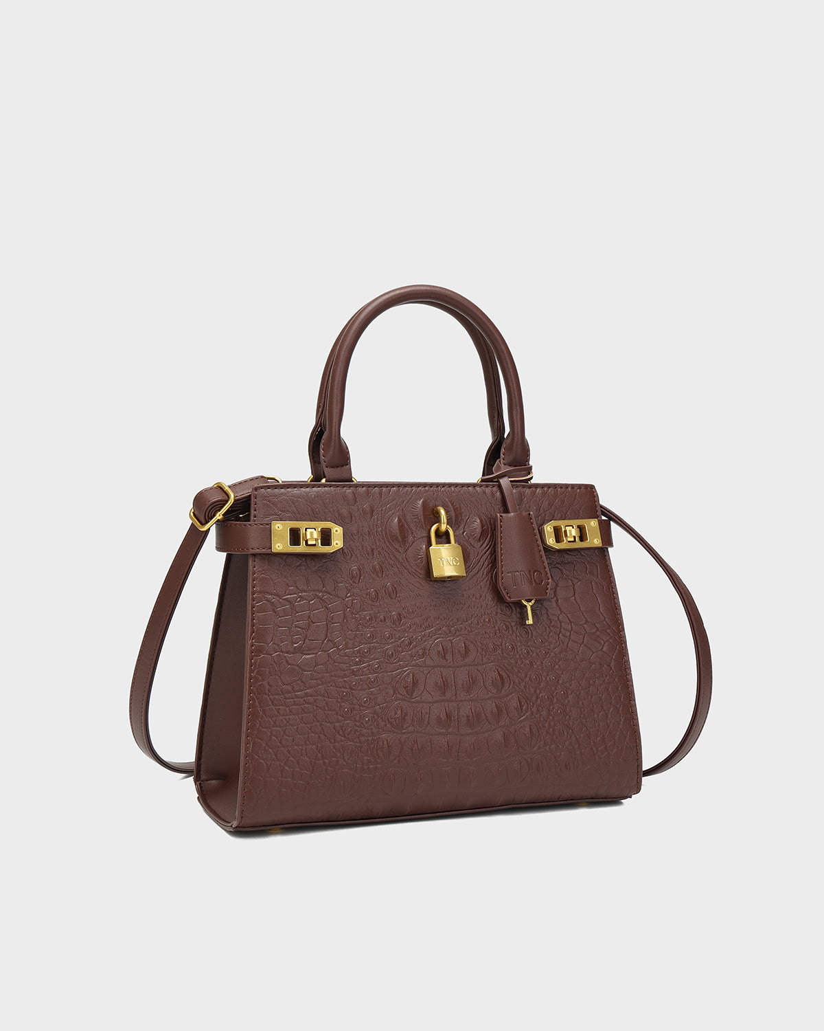 Empress Mini Tote Bag in Brown