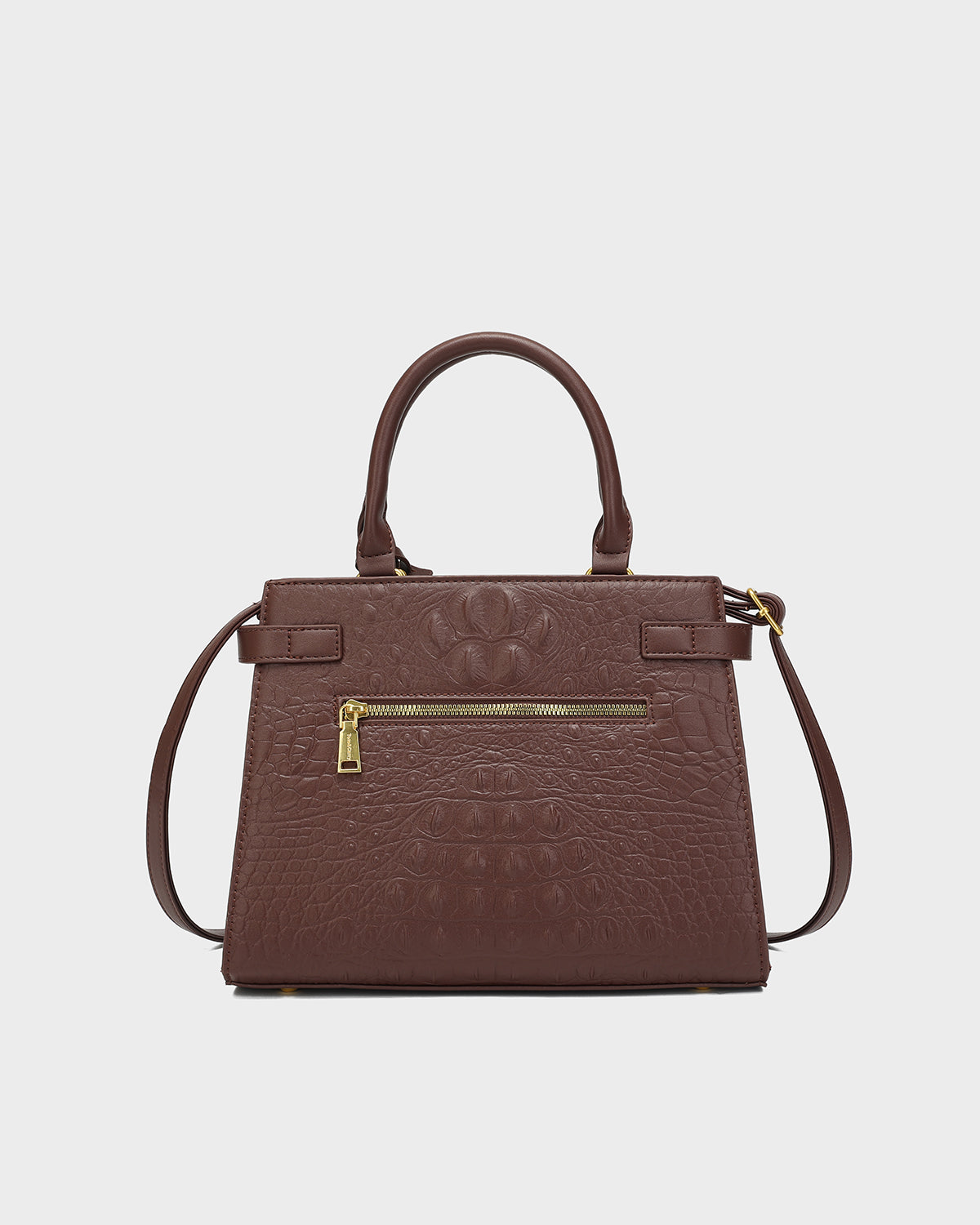 Empress Mini Tote Bag in Brown