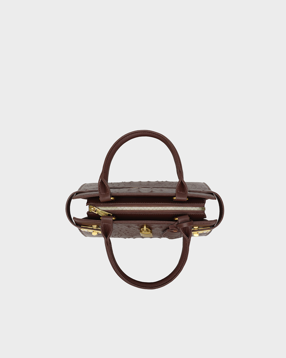 Empress Mini Tote Bag in Brown