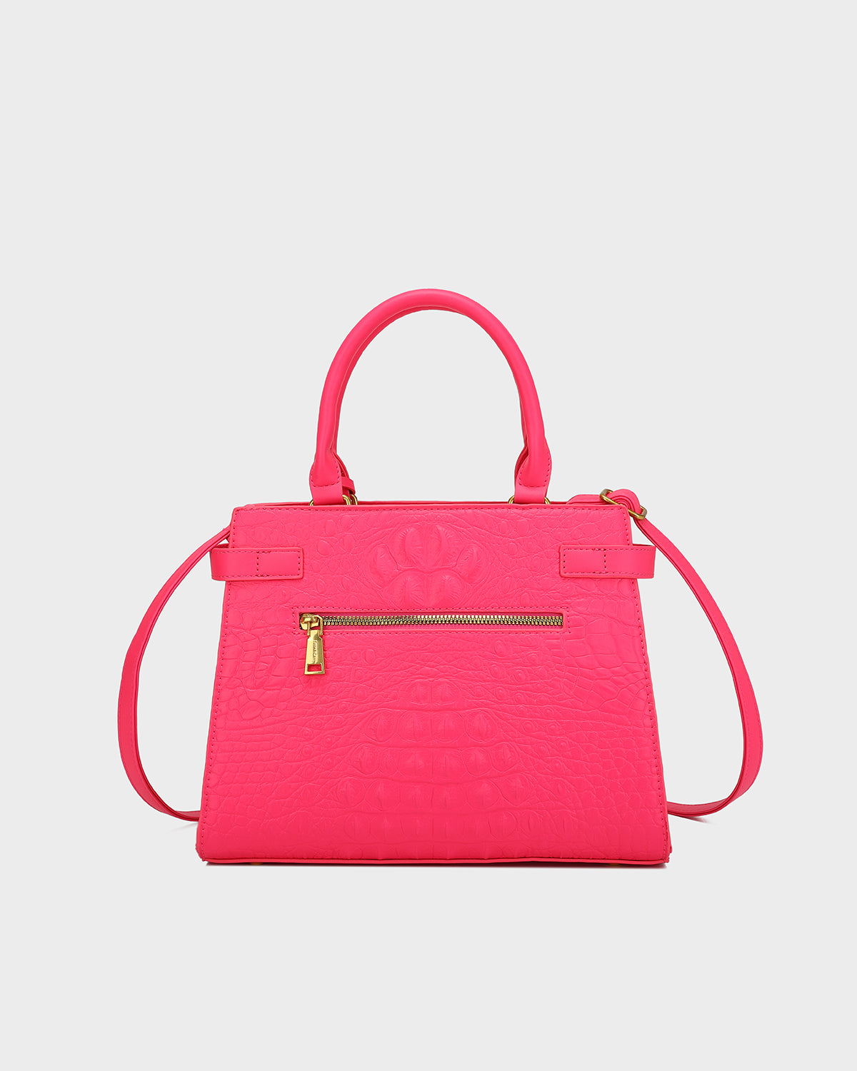 Empress Mini Tote Bag in Neon Pink