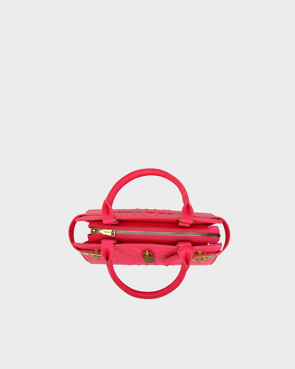 Empress Mini Tote Bag in Neon Pink