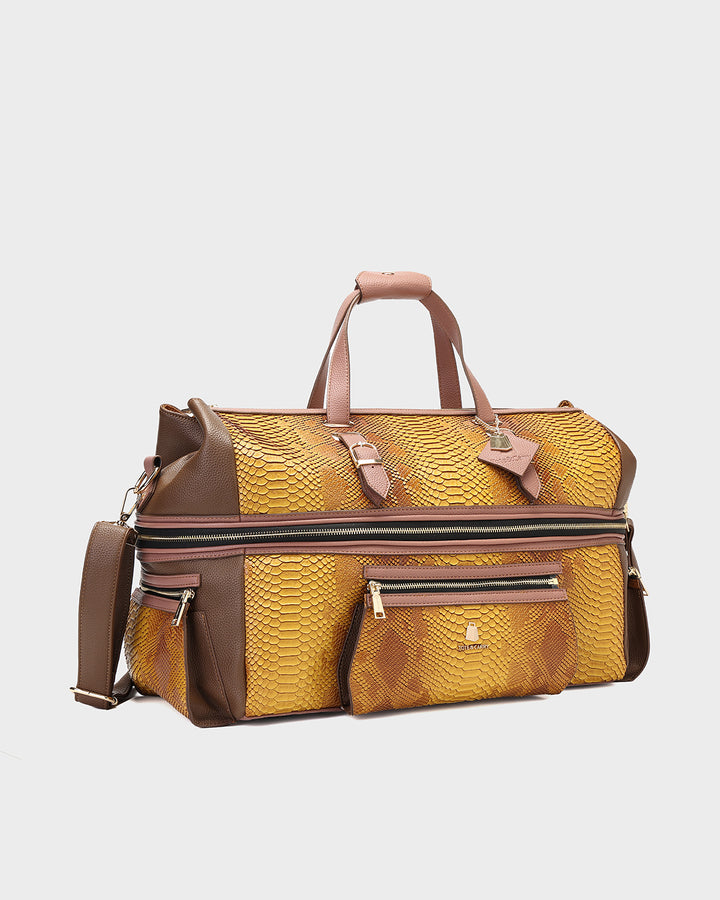 Executive Luxe Travel Set in Mustard