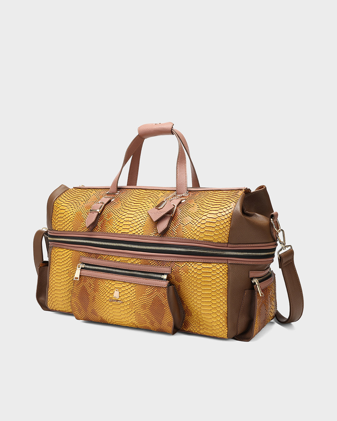 Executive Luxe Travel Set in Mustard