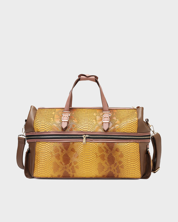 Executive Luxe Travel Set in Mustard