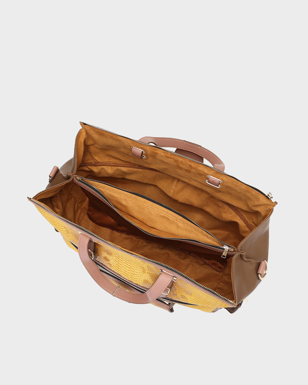 Executive Luxe Travel Set in Mustard