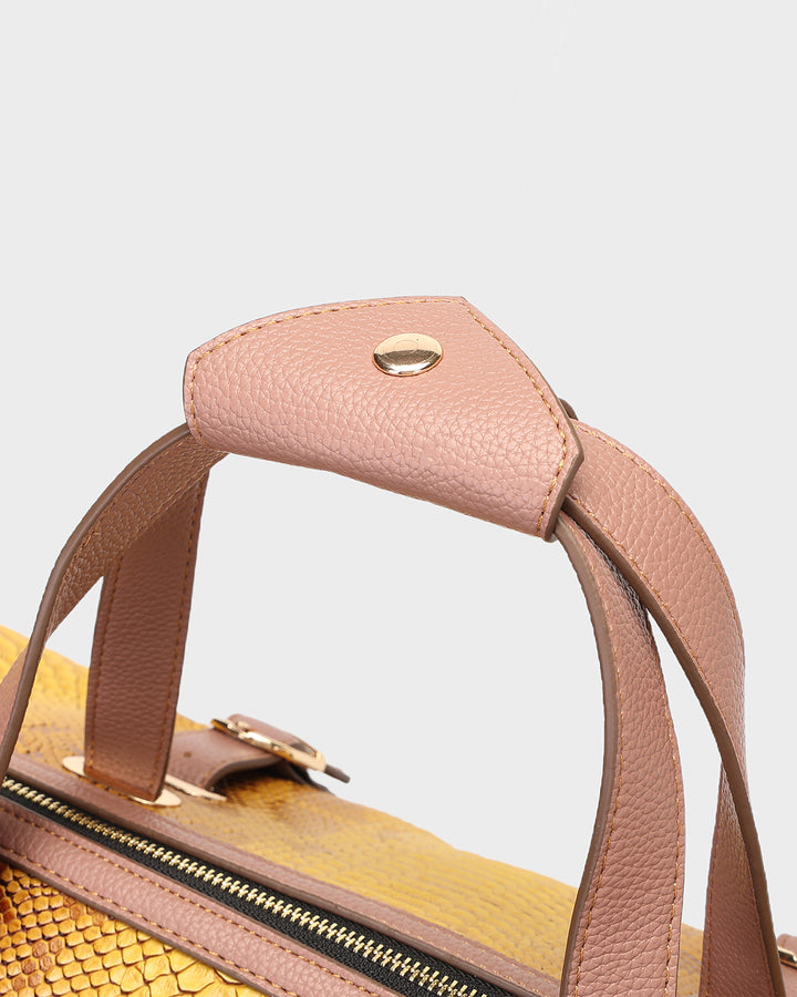 Executive Luxe Travel Set in Mustard