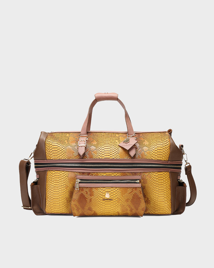 Executive Luxe Travel Set in Mustard