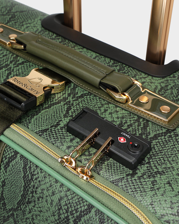 PY 2 Piece Suitcase Set in Olive