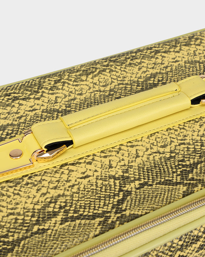 PY 2 Piece Suitcase Set in Yellow