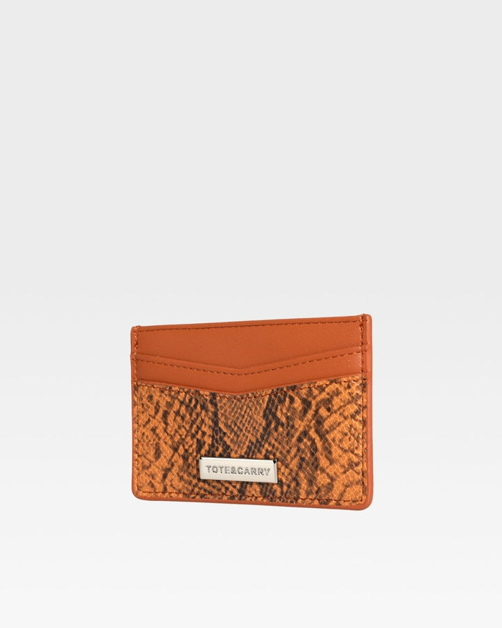 PY Card Holder Wallet in Brown