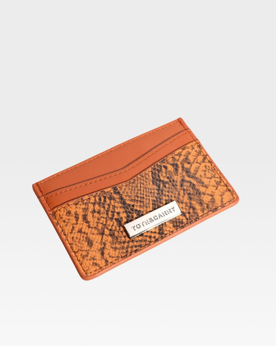 PY Card Holder Wallet in Brown