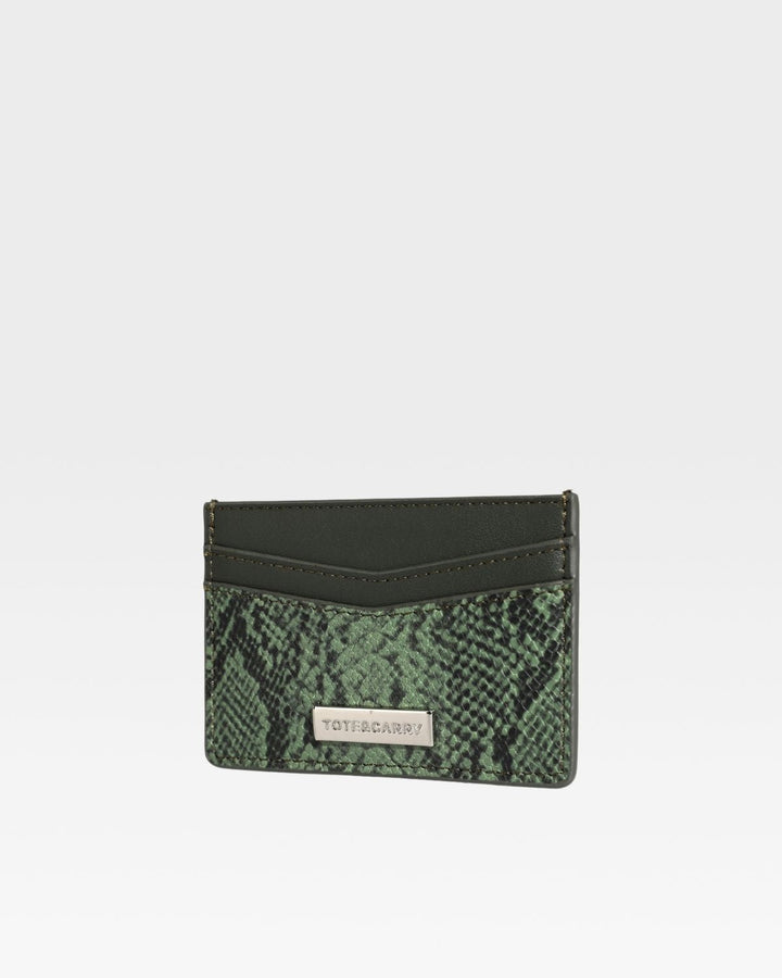 PY Card Holder Wallet in Green