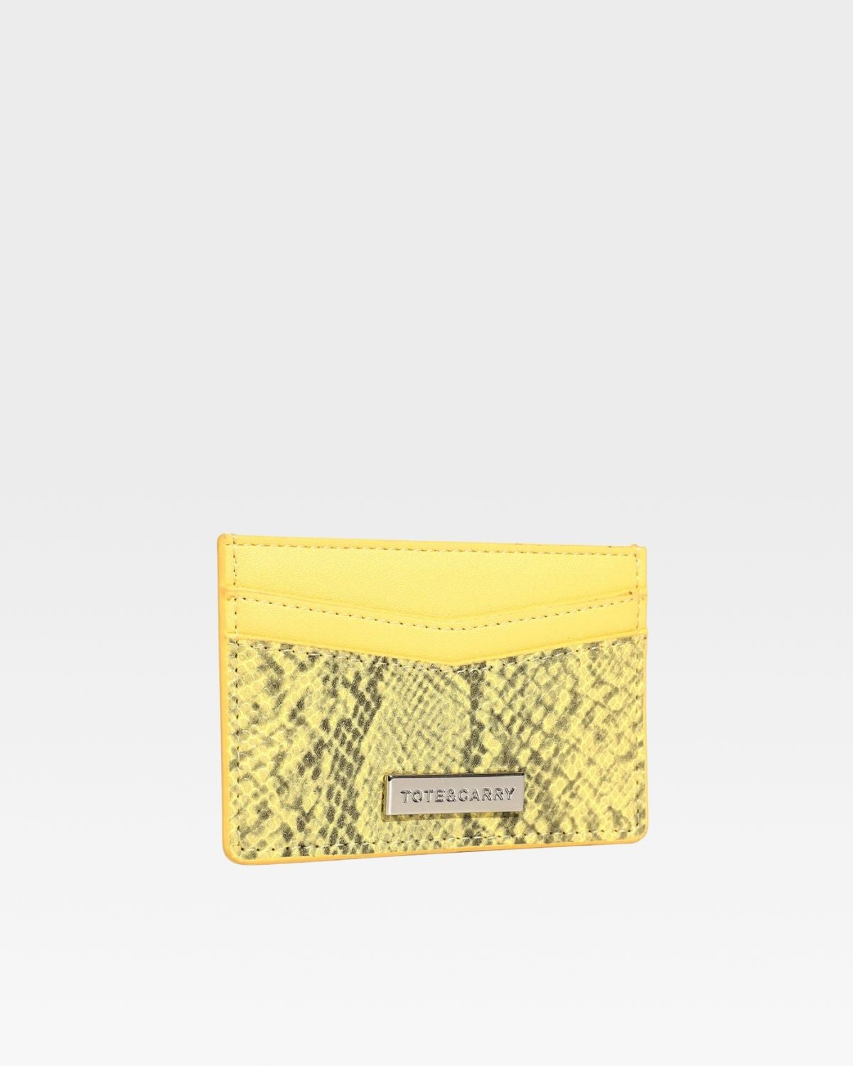 PY Card Holder Wallet in Yellow