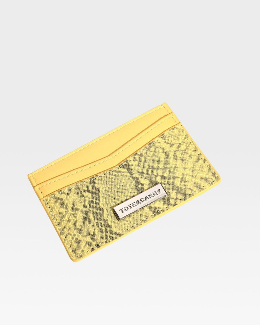 PY Card Holder Wallet in Yellow