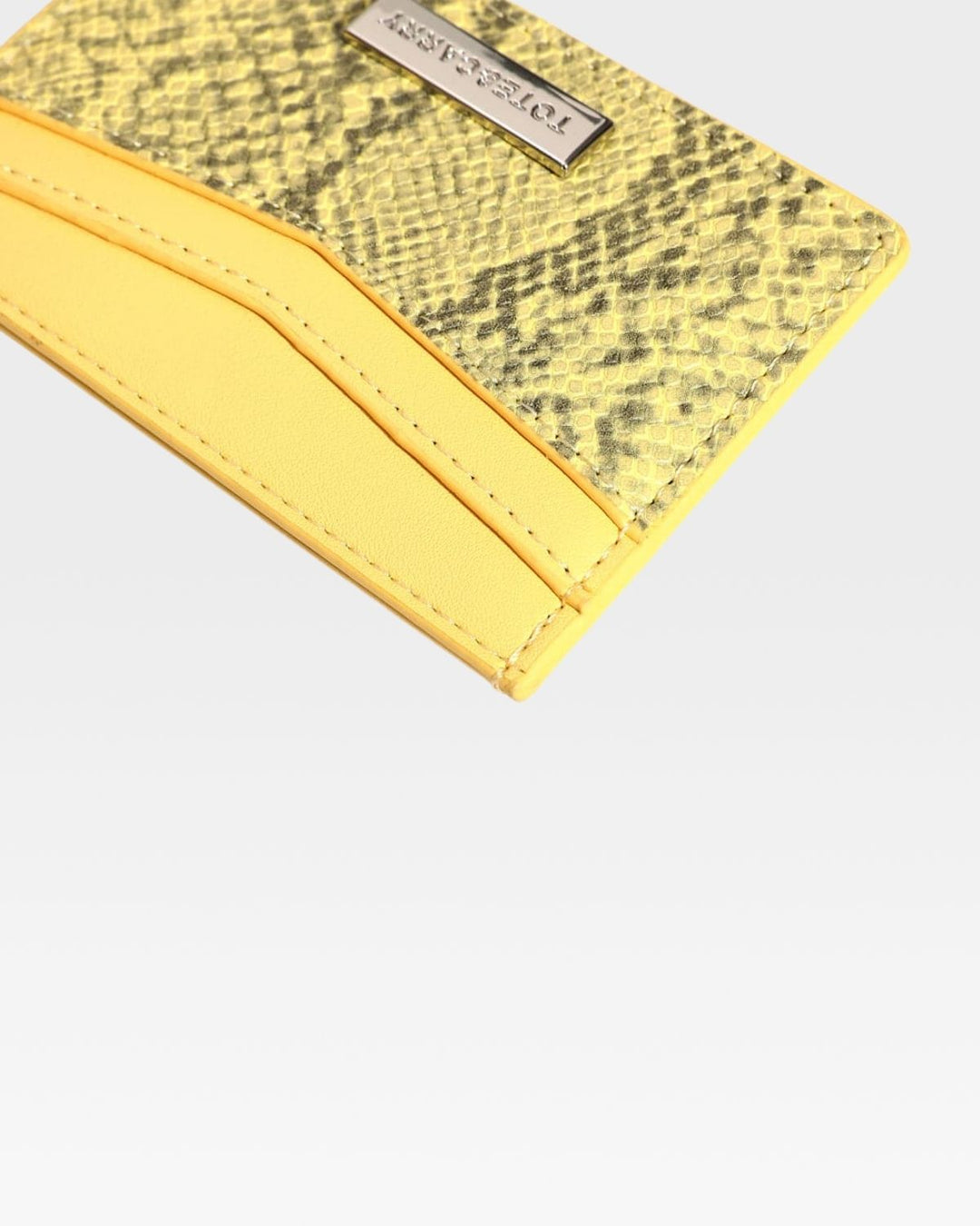 PY Card Holder Wallet in Yellow