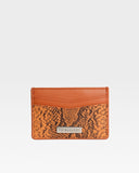 Exotic Card Holder Wallet in Brown