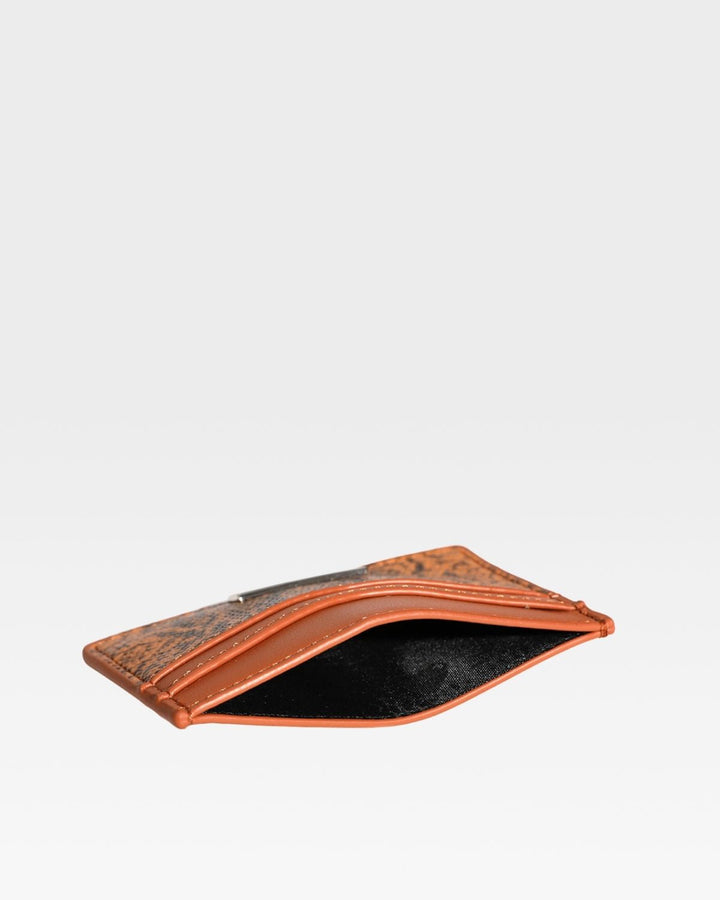PY Card Holder Wallet in Brown